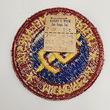 WWII ORIGINAL USMC 6th Marine Division Embroidered NOS Patch WOSK TAG picture