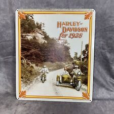 VTG Harley Davidson For 1928 Metal Sign  13”x11
