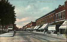 Decatur Indiana IN Main St. c1910s Postcard picture