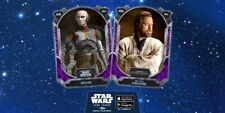 Topps Star Wars Card Trader 2024 Base Series 3 Day 1 Purple 1st Tier 7 Set of 50 picture