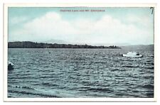 ANTQ Ossipee Lake and Mt. Chocorua, Boats, Scenic Landscape, NH Postcard  picture
