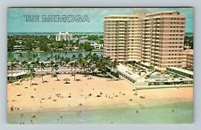 Miami FL-Florida, The Mimosa, Beach Side, Advertising, Vintage Postcard picture