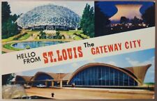 Hello From St. Louis, The Gateway City, Missouri Vintage Unposted picture