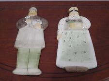 Les Artisans Man and Woman Wall Decor The Tastesetter Towle Co. 1983 picture