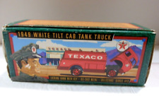 1996 Ertl Texaco 1949 White Tilt Cab Tank Truck Bank picture