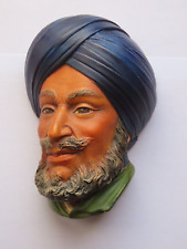 BOSSONS SIKH English Chalkware Head picture