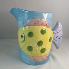 Vintage Summer Stock Fish Pitcher 1996 picture