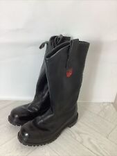 Samson British Firefighter Boots UK7 Black Leather 1996 issue # A picture