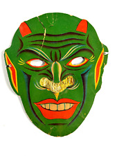 vtg 50's 60's Halloween Mask Demon Devil Monster COOL Made in Japan picture