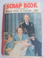 1951 Royal Visit to Canada Elizabeth Scrap Book Filled picture