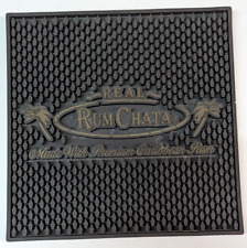 Rum Chata Caribbean Square Rubber Bar Spill Rail Mat 12