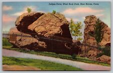 Postcard: Judges Cave, New Haven, CT, Harold Hahn, Curt Teich, 1940, Unposted picture