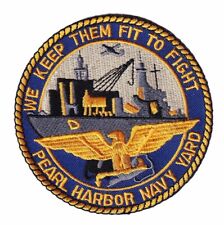 Pearl Harbor Naval Shipyard Keep Them Fit To Fight Patch - Sew on, 3.5