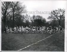 1957 Press Photo National Cross Country at AAU meet in Chicago won by John Macy picture