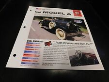 1928-1931 Ford Model A Spec Sheet Brochure Photo Poster 30 29 picture