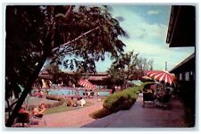 1955 Swimming Pool Cabanas Western Hills Hotel Resort Forth Worth Texas Postcard picture