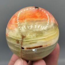 169 Gm Top Quality   Hand Made Bended  Onyx Healing Sphere@ Pakistan picture