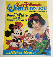 Rare Original 1986 Walt Disney's World of Ice Snow White & The Seven Dwarfs  picture