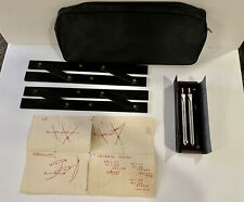 Vintage Mayline Black 15 Inch Parallel Drafting Tool Kit With Bag picture