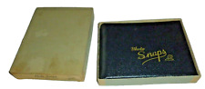 Vintage Photo Album Snaps 24K Gold Genuine Leather Famous Series 6x5