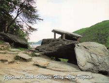 Postcard Jefferson's Rock Harpers Ferry West Virginia picture