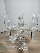 3 Cambridge Arms Candlestick Base Candle Arm, epergne Flower Holder 7 Pcs. picture