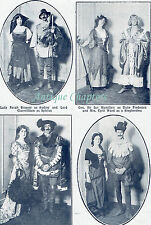 Society Ante-Coronation Costume Ball Albert Hall 1911 Photo Article 9965 picture