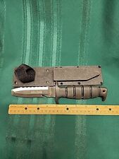 Vintage Ontario Knife Co. Tactical Mission Diving Knife W/Sheath picture