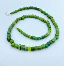 SOUTH ASIAN ANTIQUITY ROMAN GLASS OLD BEADS JEWELRY VINTAGE STRAND RARE COLOR picture