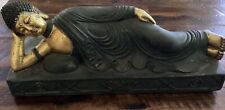Vintage Reclining Buddha Mixed Metal Statue from Thailand 12.5 Inches, 4.9 Lbs picture