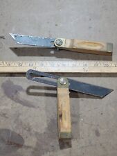 Pair Of Vintage 8” Stanley (USA) No. 46-813 Sliding T Bevel Square picture