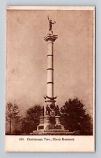 Chattanooga TN-Tennessee, Illinois Monument, Antique Souvenir Vintage Postcard picture