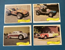 1975 Fleer George Barris Kustom Cars Sticker Card (NM) Lot of 4 Gillis Everycar picture