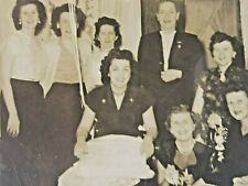Vintage B&W 1940s Baby Shower Party Photograph Mom To Be & Guests Philadelphia picture