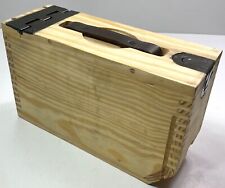 WWI WWII US M1917 BROWNING WOODEN AMMO BOX picture