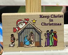 Keep Christ In Christmas Plaque picture