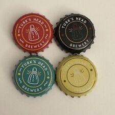 TURK'S HEAD BREWERY Beer CROWN, Bottle Cap GREEN BLACK RED YELLOW Turks & Caicos picture