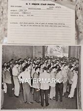 Original Press Photo Columbia University Army Deferment Test 8x10 Vintage 1951 picture