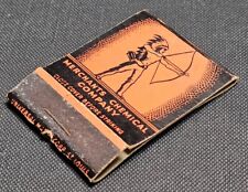 VERY RARE MERCHANTS CHEMICAL COMPANY MERCO MATCHBOOK MINNEAPOLIS Indian 1930s picture