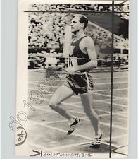 Germann Male Athlete Racing To Finish Line @ Track Field 1965 Sports Press Photo picture