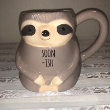 Large Brown sloth 3-D ceramic coffee brown mug/cup gift decor new Novelty coffee picture