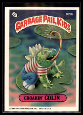 Vintage Garbage Pail Kids series 3 Croakin Colin #109b picture