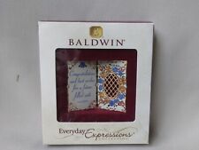 A Baldwin 24KT. Gold Finished Brass Everyday Ornament w Box 