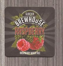 Beer Coaster-Glacier Brewhouse Anchorage Alaska-Raspberry Wheat Ale-S318 picture