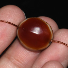 Large Authentic Ancient Carnelian Luk Mik Dzi Eye Bead over 2000 Years Old picture