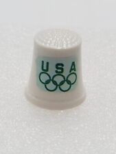 Vintage USA Olympics Porcelain Thimble picture