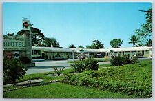 Boynton Beach Florida~Superior Ann Marie Motel Entrance & Sign~Vintage Postcard picture