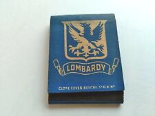 Lombardy A Complete Residential Hotel  New York City  Matchbook picture