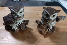 Set of Vintage Owls - Decorative Classic Wild Birds Animals picture