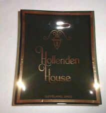 Vintage Ashtray Hollenden House Cleveland, Ohio - Dark Glass picture